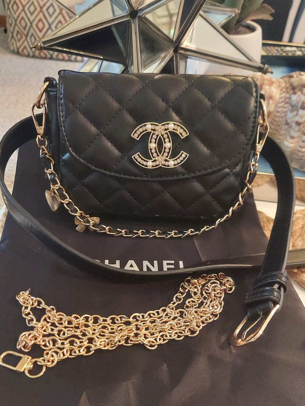 Vintage Chanel Brooch Bumbag